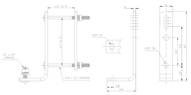 MOUNTING BRACKET CHARACTERISTICS