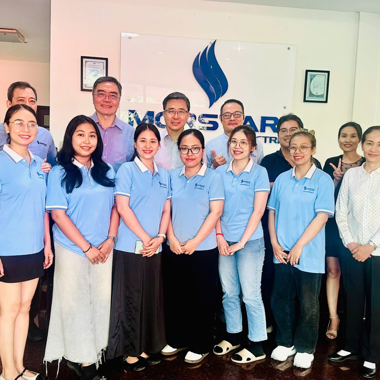 MORSTAR Welcomes and Works with the Delegation from PLP Company