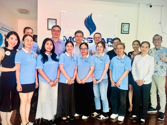 MORSTAR Welcomes and Works with the Delegation from PLP Company